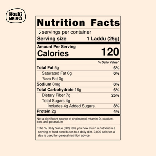 Little Millet Nutri Laddus – 5 Pieces (125g)