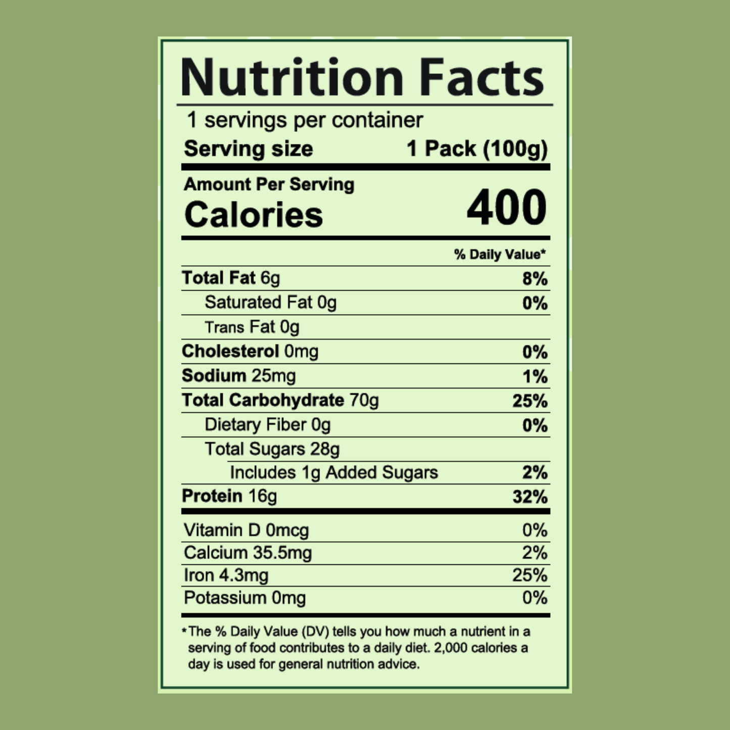 Kambu Rush Drink – Elaichi Flavor (100g)