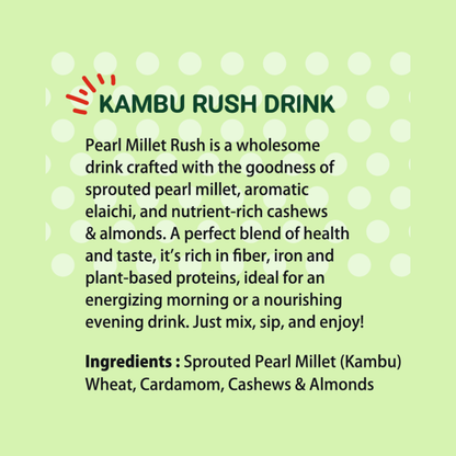 Kambu Rush Drink – Elaichi Flavor (100g)