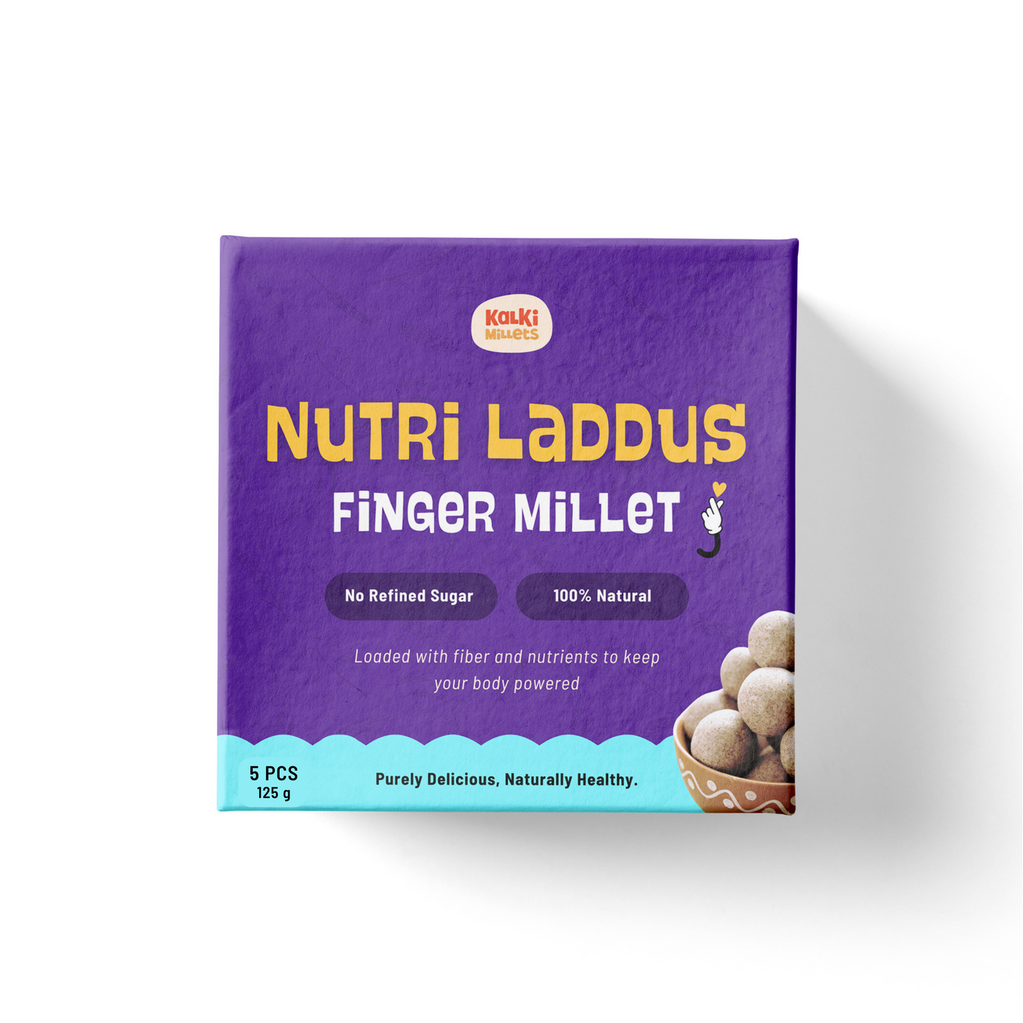 Finger Millet Nutri Laddus – 5 Pieces (125g)