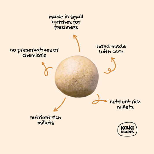 Kodo Millet Nutri Laddus – 5 Pieces (125g)