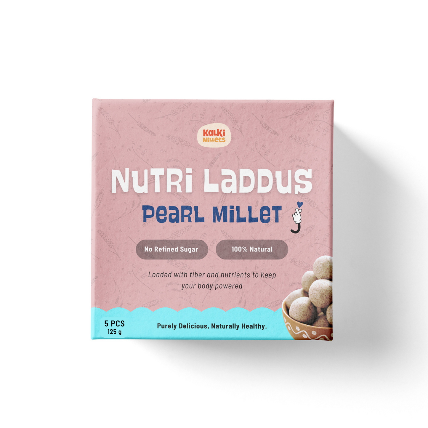 Pearl Millet Nutri Laddus – 5 Pieces (125g)