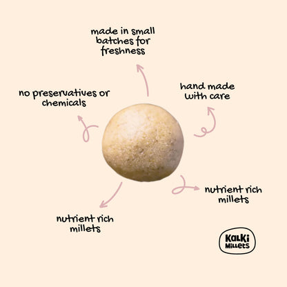 Pearl Millet Nutri Laddus – 5 Pieces (125g)