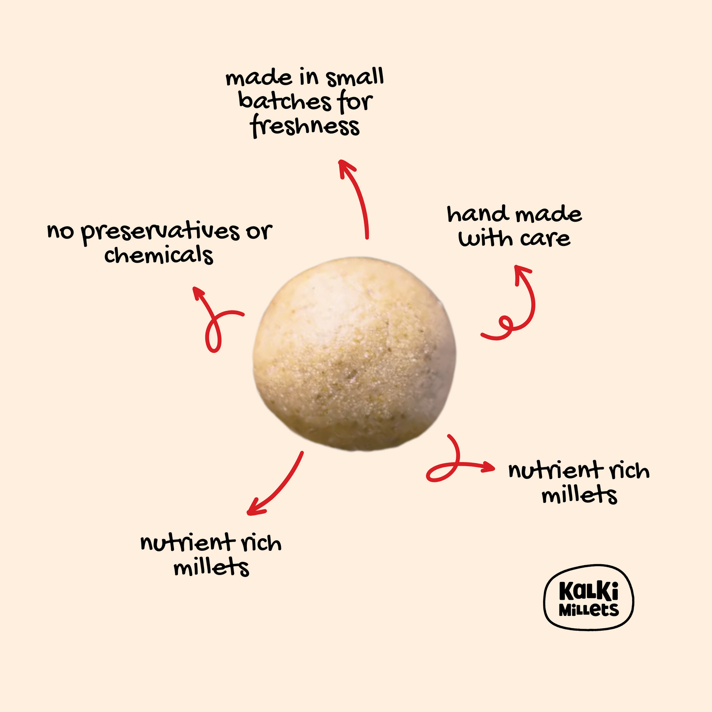 Foxtail Millet Nutri Laddu – 5 Pieces (125g)