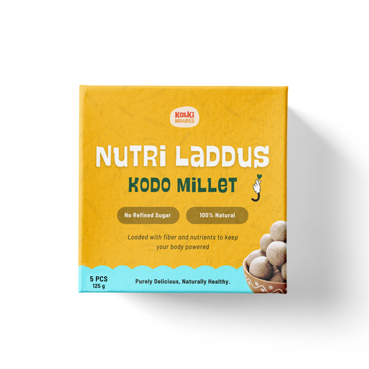 Kodo Millet Nutri Laddus – 5 Pieces (125g)