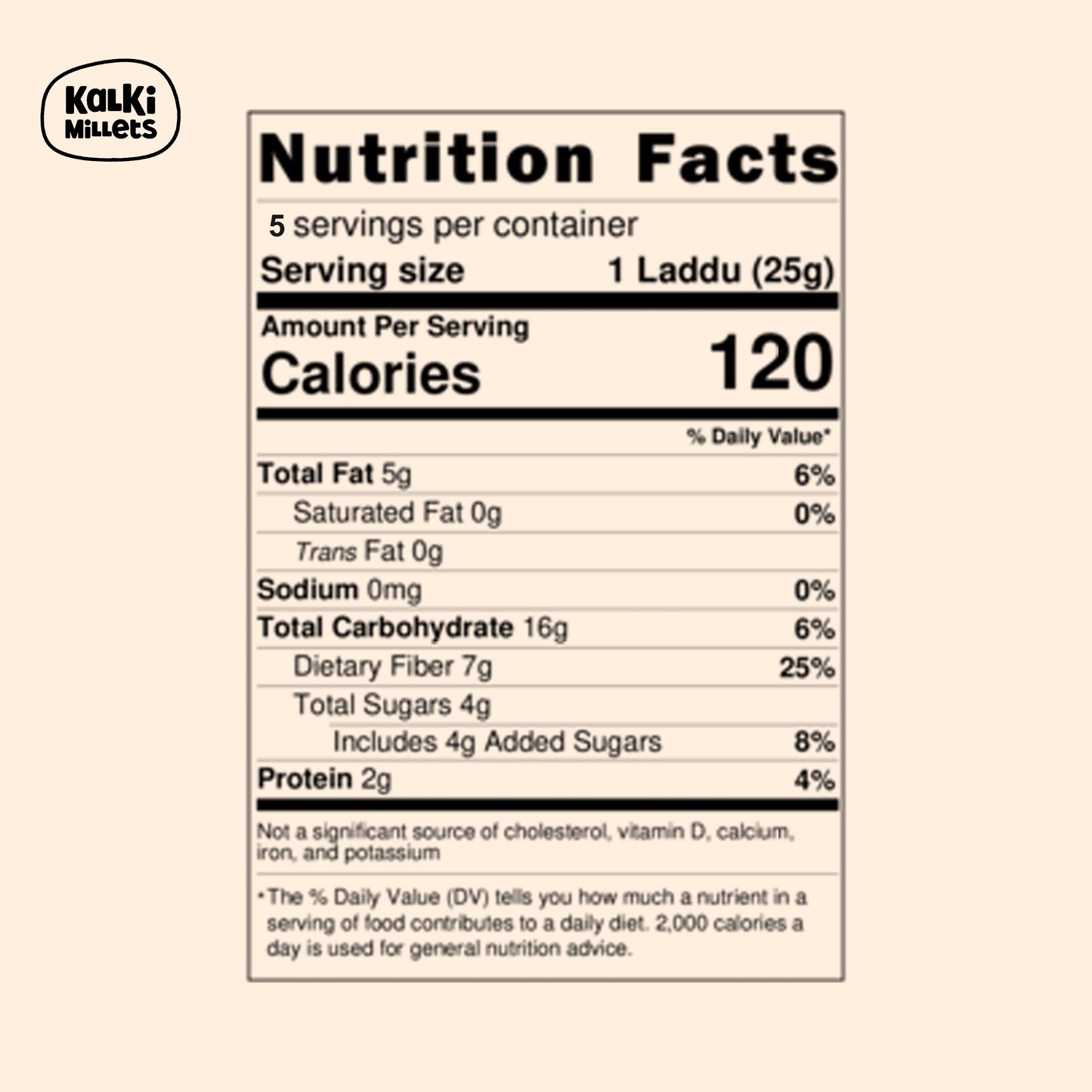 Barnyard Millet Nutri Laddus – 5 Pieces (125g)